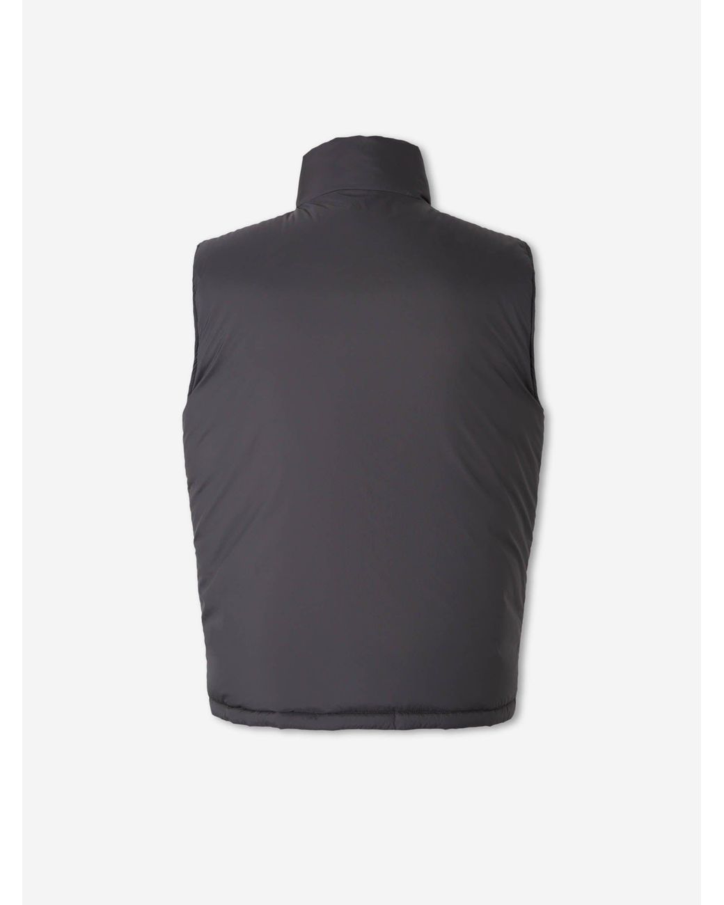 Herno Black Polyamide Down Vest for men