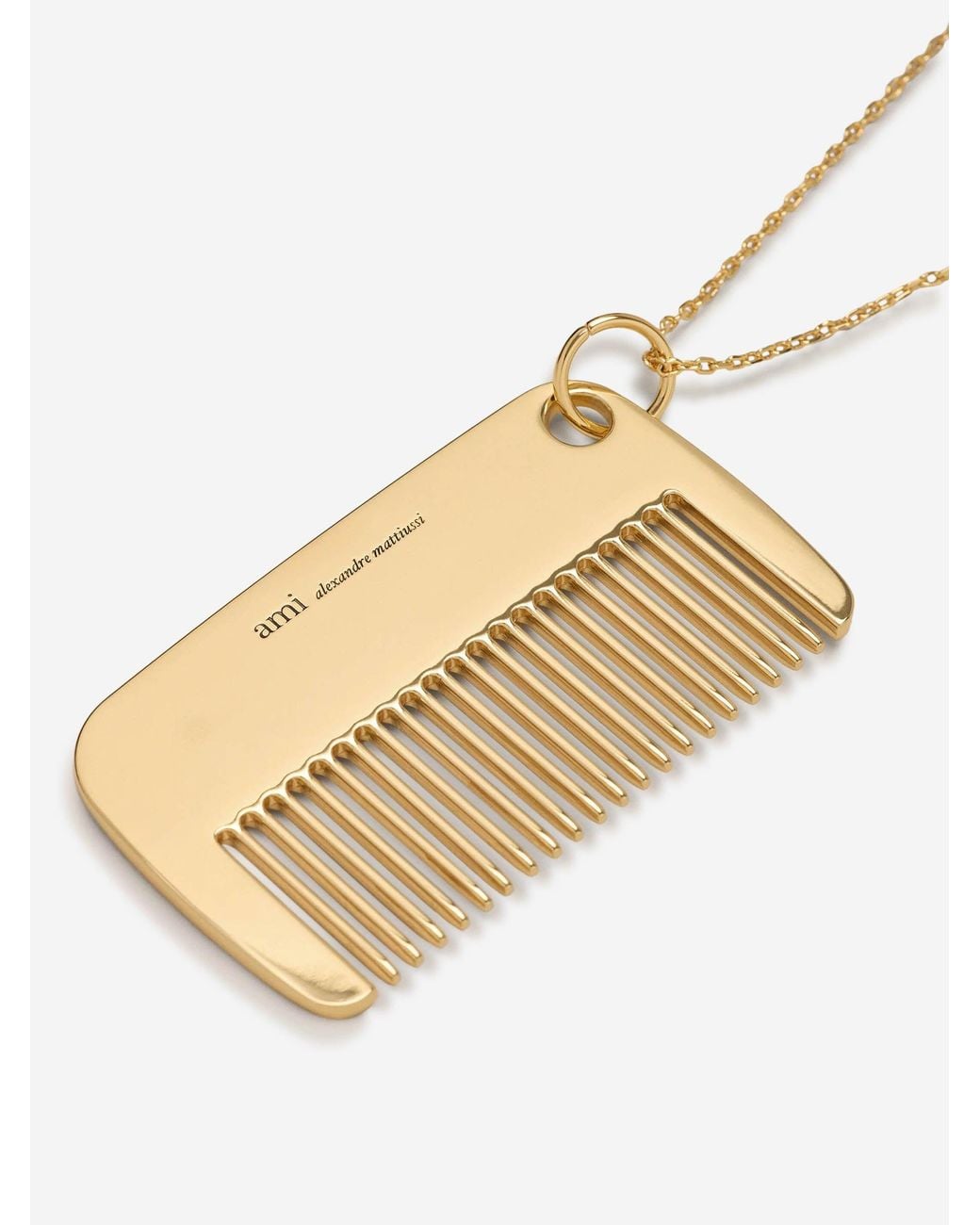AMI White Comb Collar for men