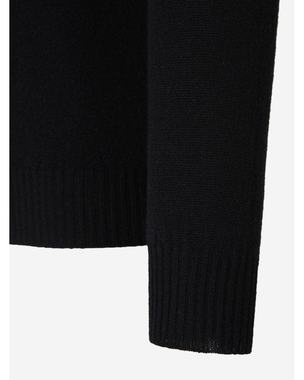 Santa Eulalia Black Turtleneck Sweater for men