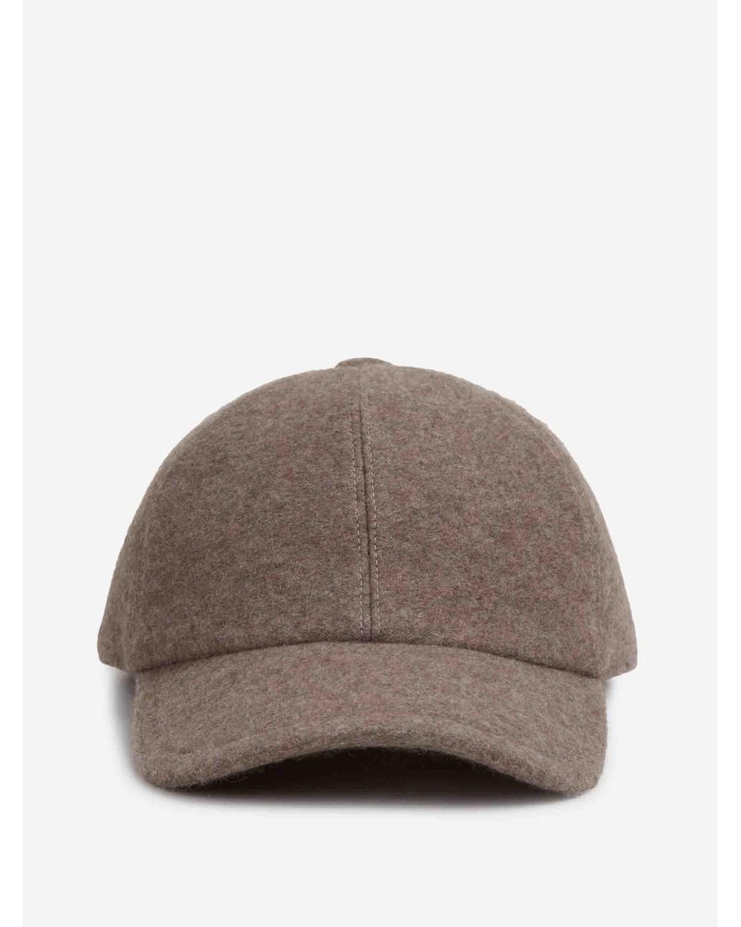 Gorra Cashmere Fedeli de hombre de color Brown