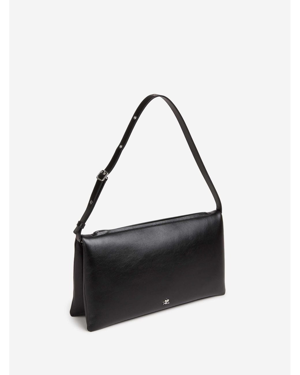 Bolso Cuff Leather Courreges de color Black