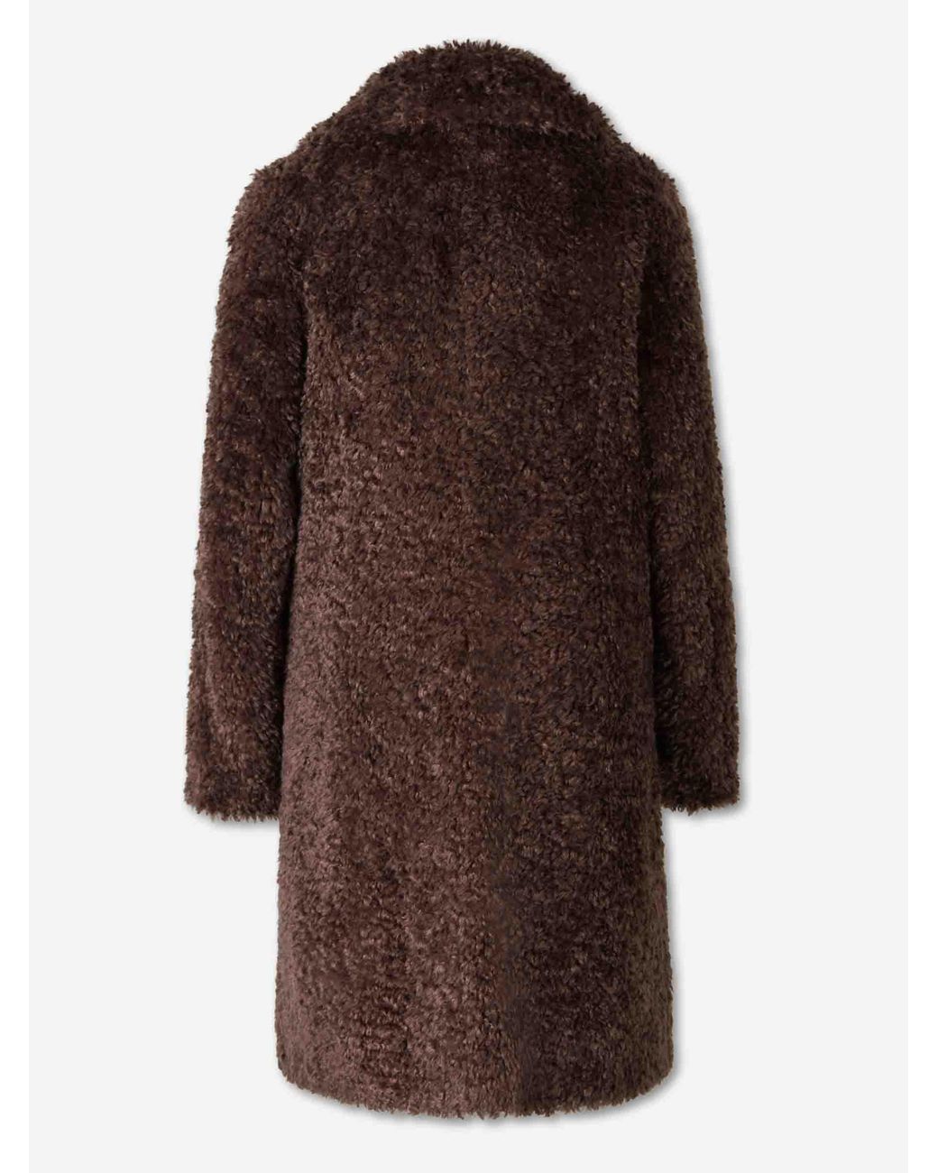 Herno Brown Teddy Coat