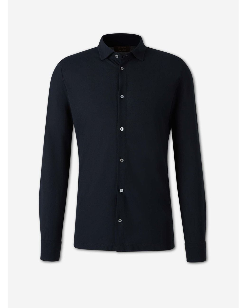 Zanone Blue Long Sleeve Shirt for men
