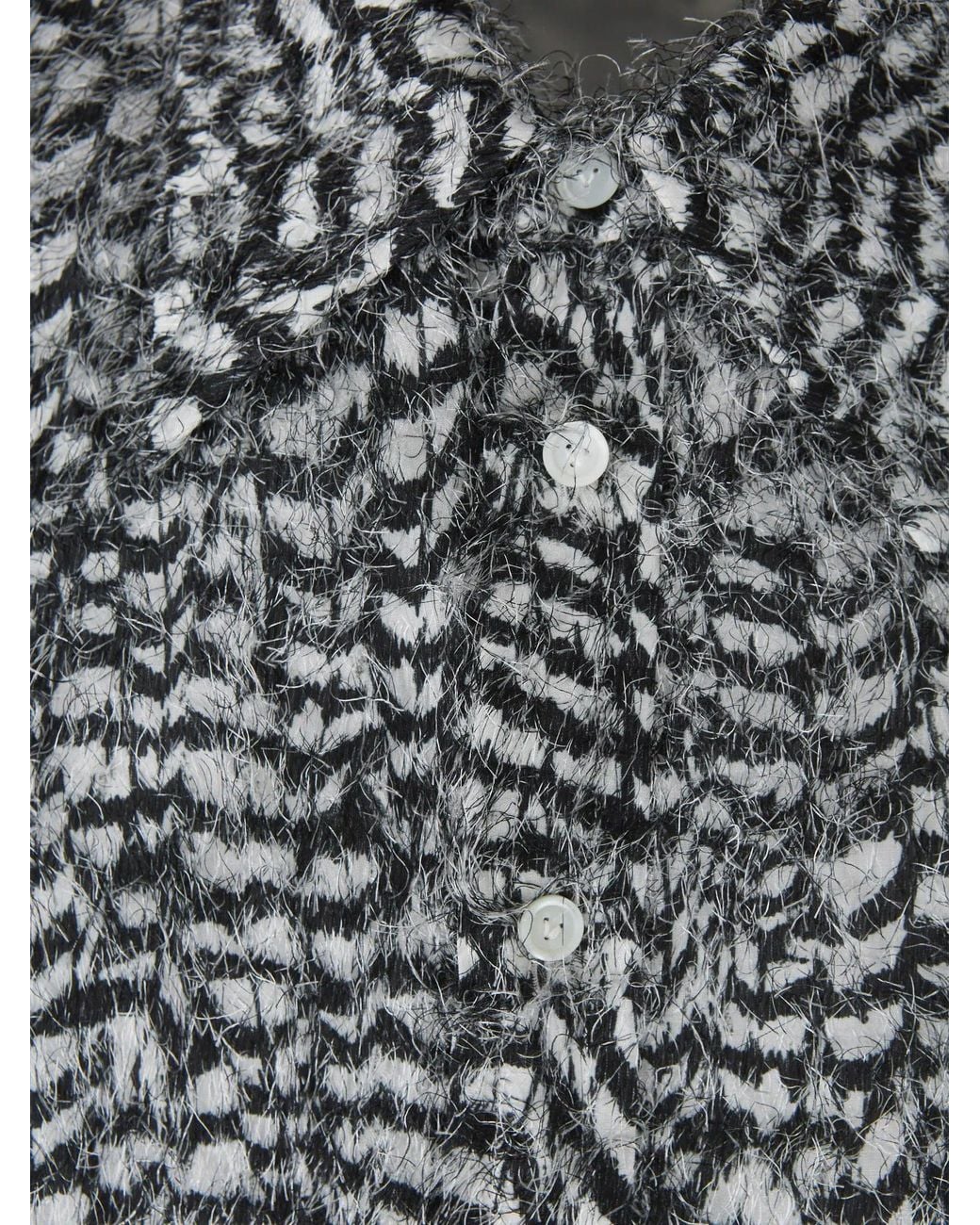 Bottega Veneta Gray Feather Effect Shirt