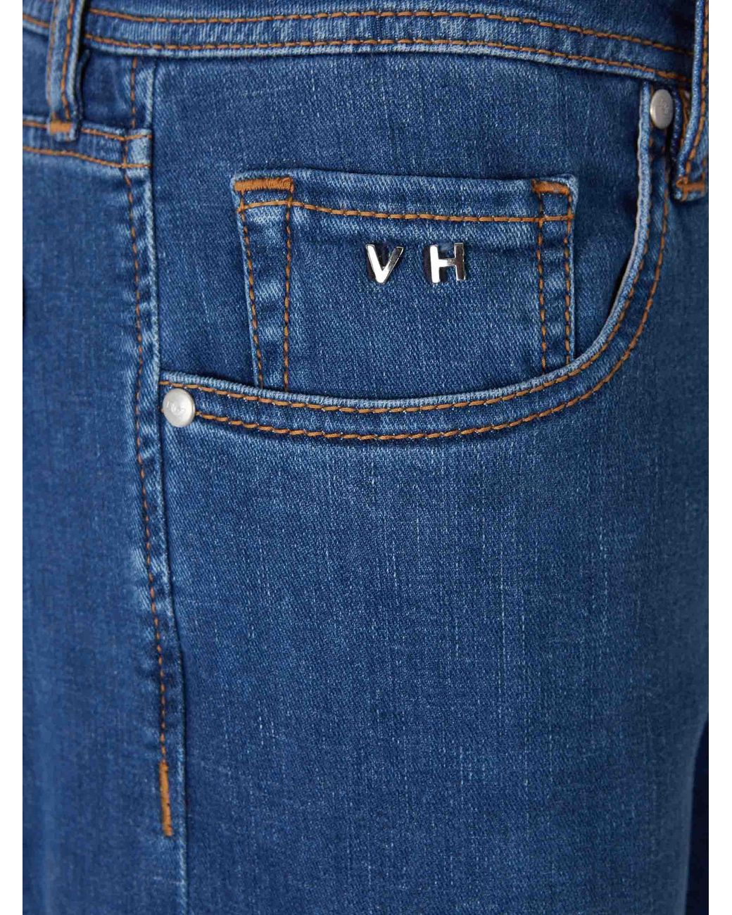 Tramarossa Blue Straight Jeans for men