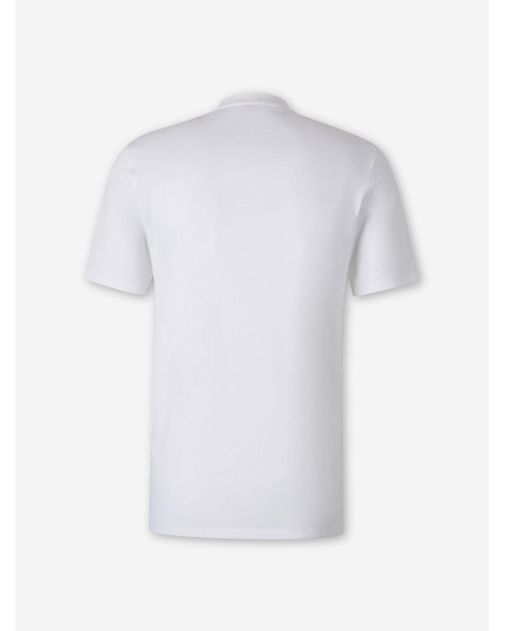 Zimmerli of Switzerland White Round Neck T-Shirt for men