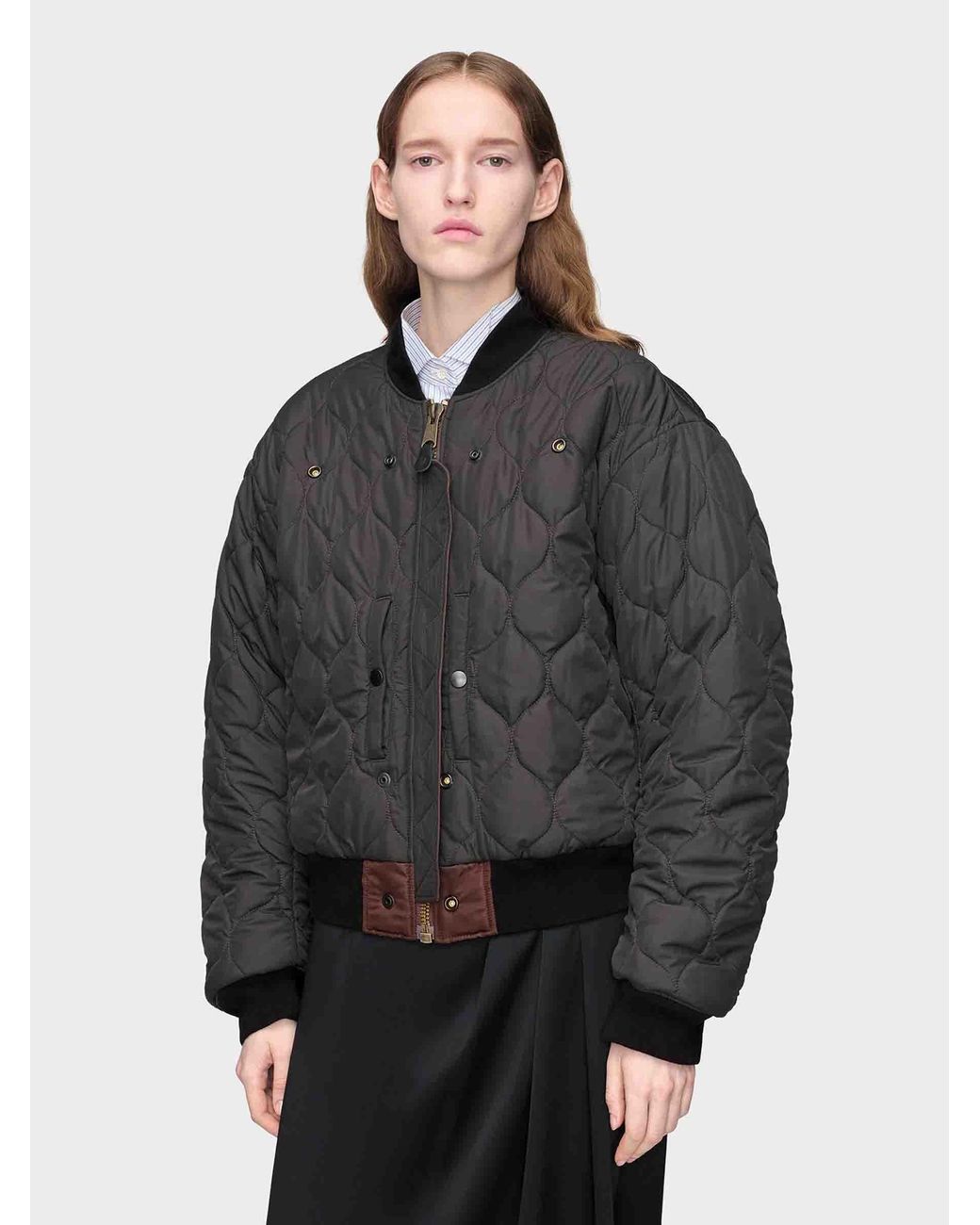 Maison Margiela Brown Reversible Bomber Jacket
