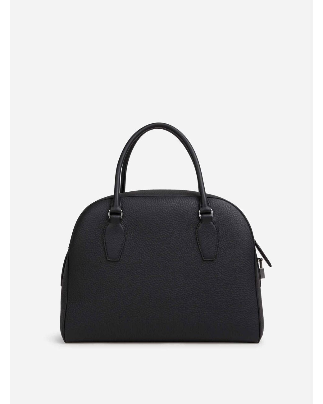 The Row Black Indian Bowling Bag