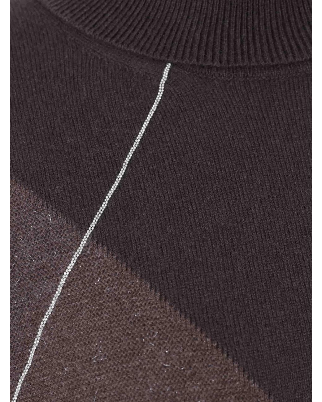 Peserico Multicolor Turtleneck Sweater