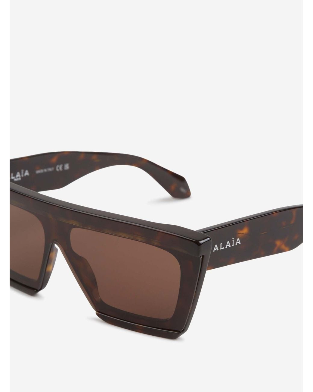 Alaïa Gray Square Sunglasses