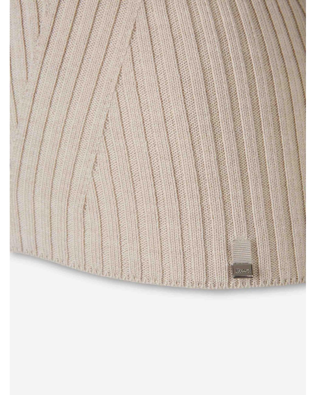 Herno White Short Sleeve Sweater