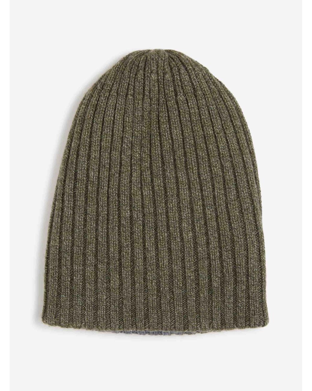 Fedeli Green Double Cashmere Hat for men