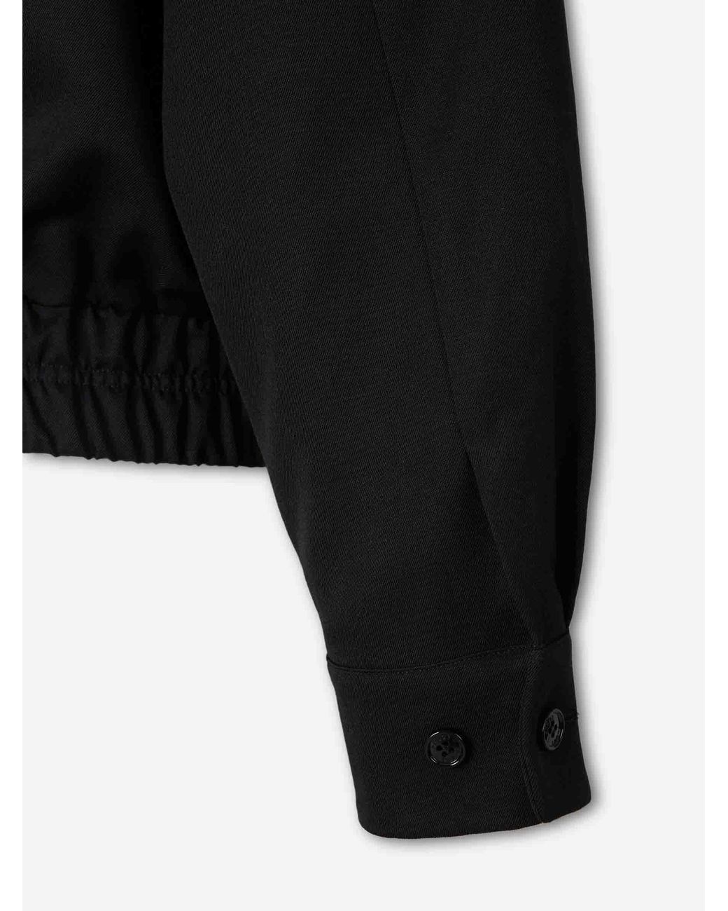 Rhude Black Casual Wool Jacket for men