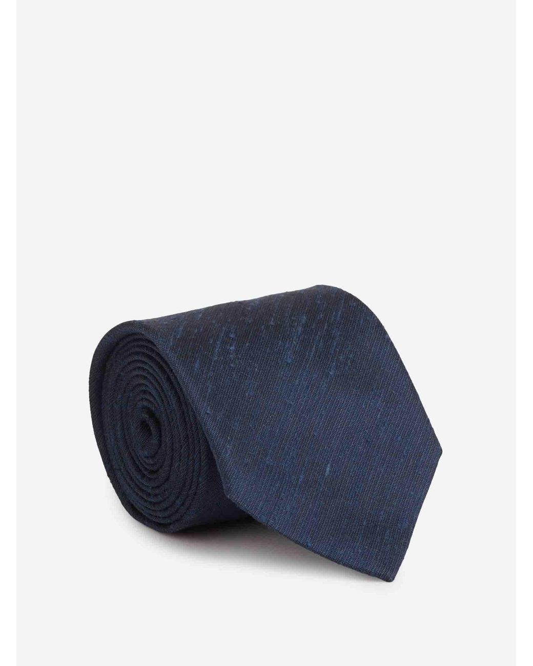 Corbata Jaspeada Seda Bigi por Santa Eulalia pour homme en coloris Blue