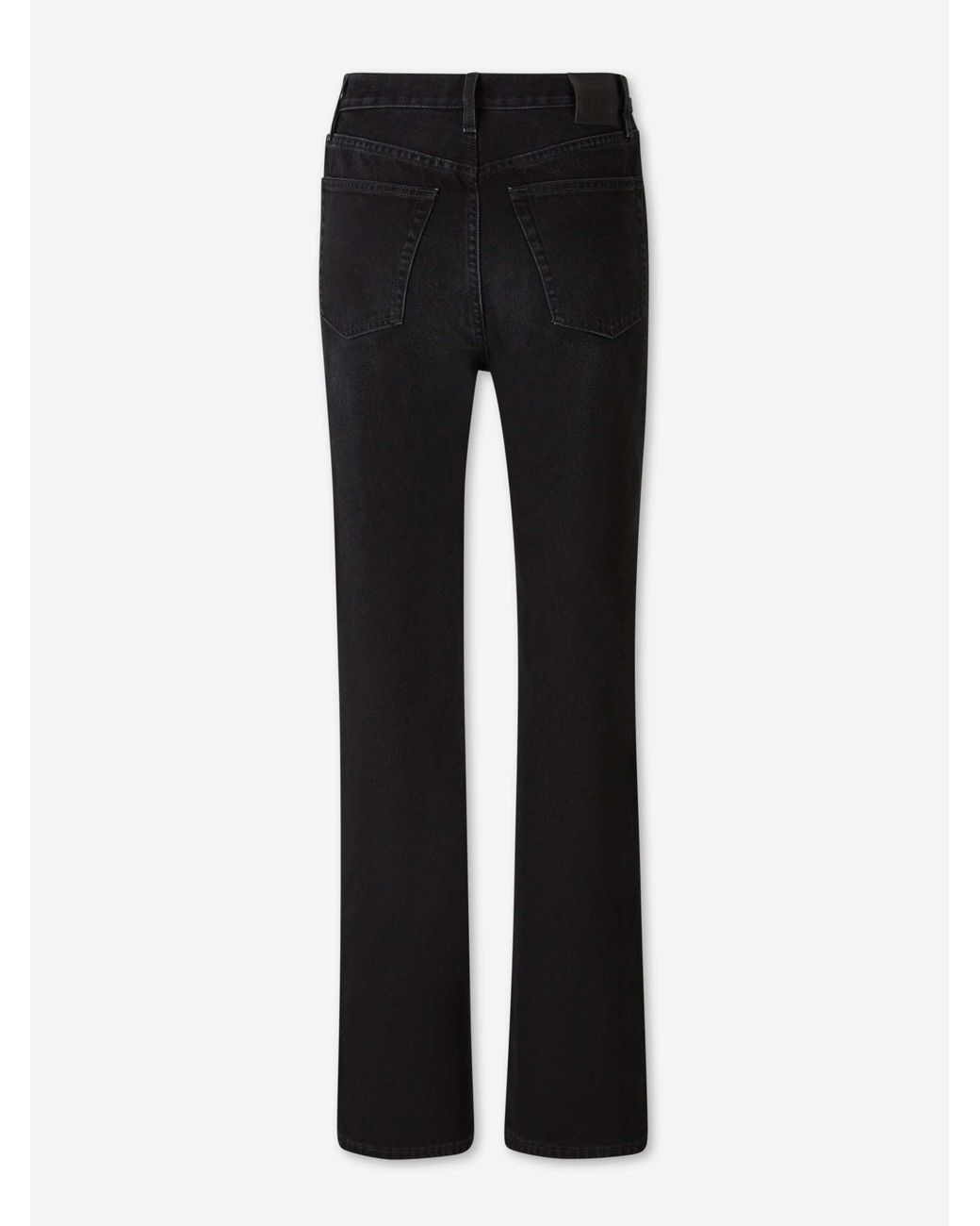 Totême Black Straight Leg Cotton Jeans