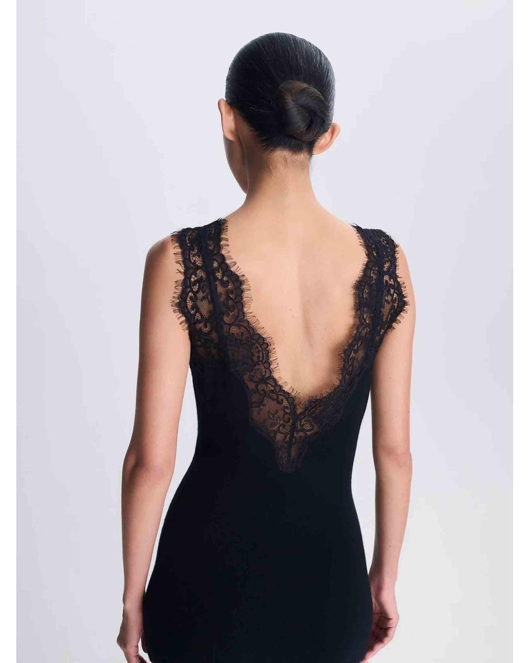 Jonathan Simkhai Black Cashmere Slip Dress