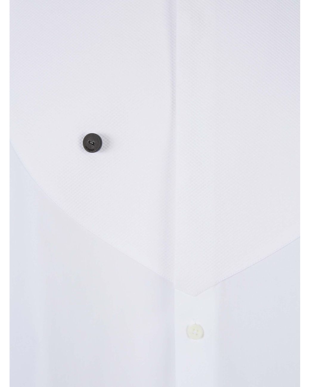 Jacquemus White Poisson Cotton Shirt for men
