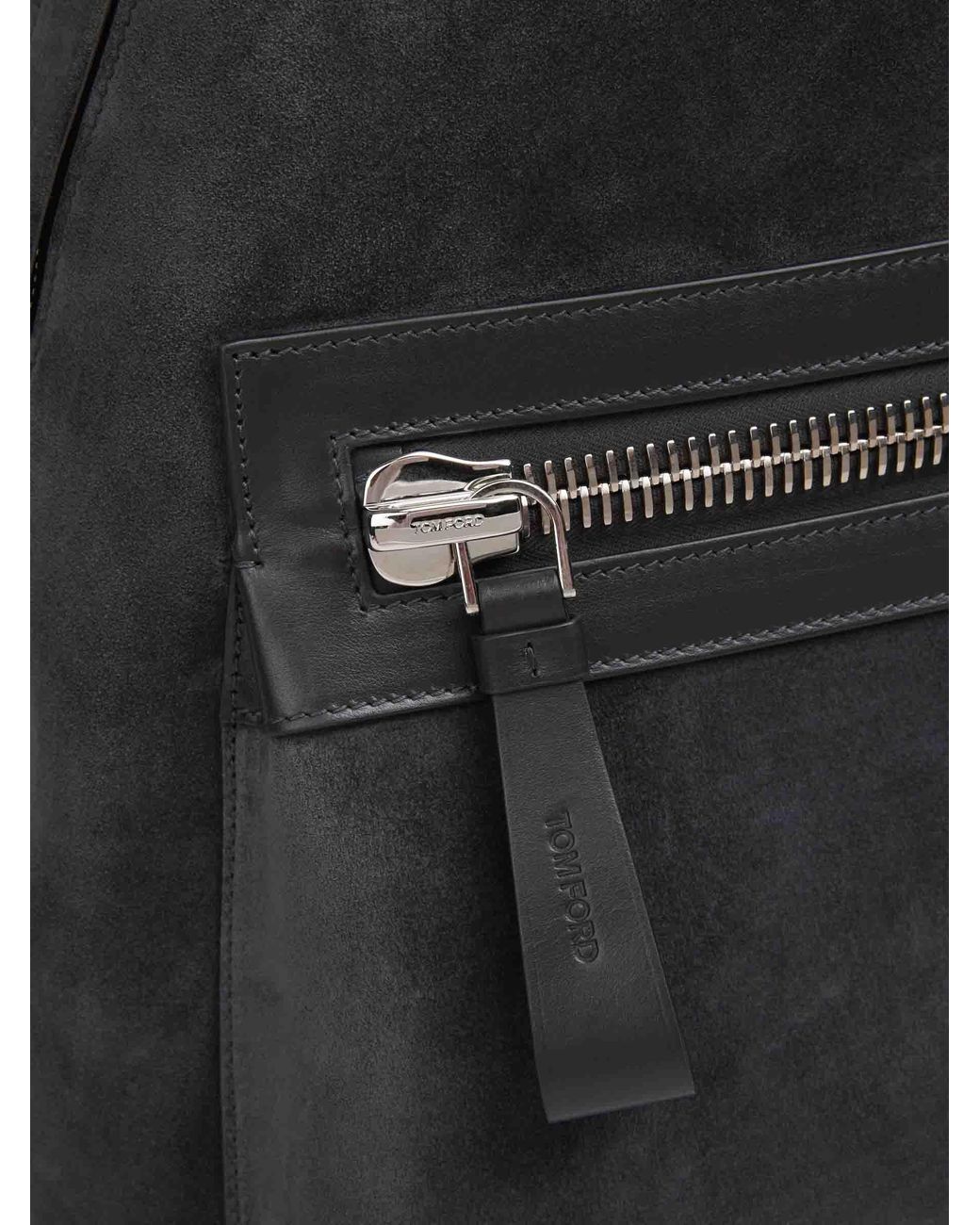 Tom Ford Wildlederrucksack in Black für Herren