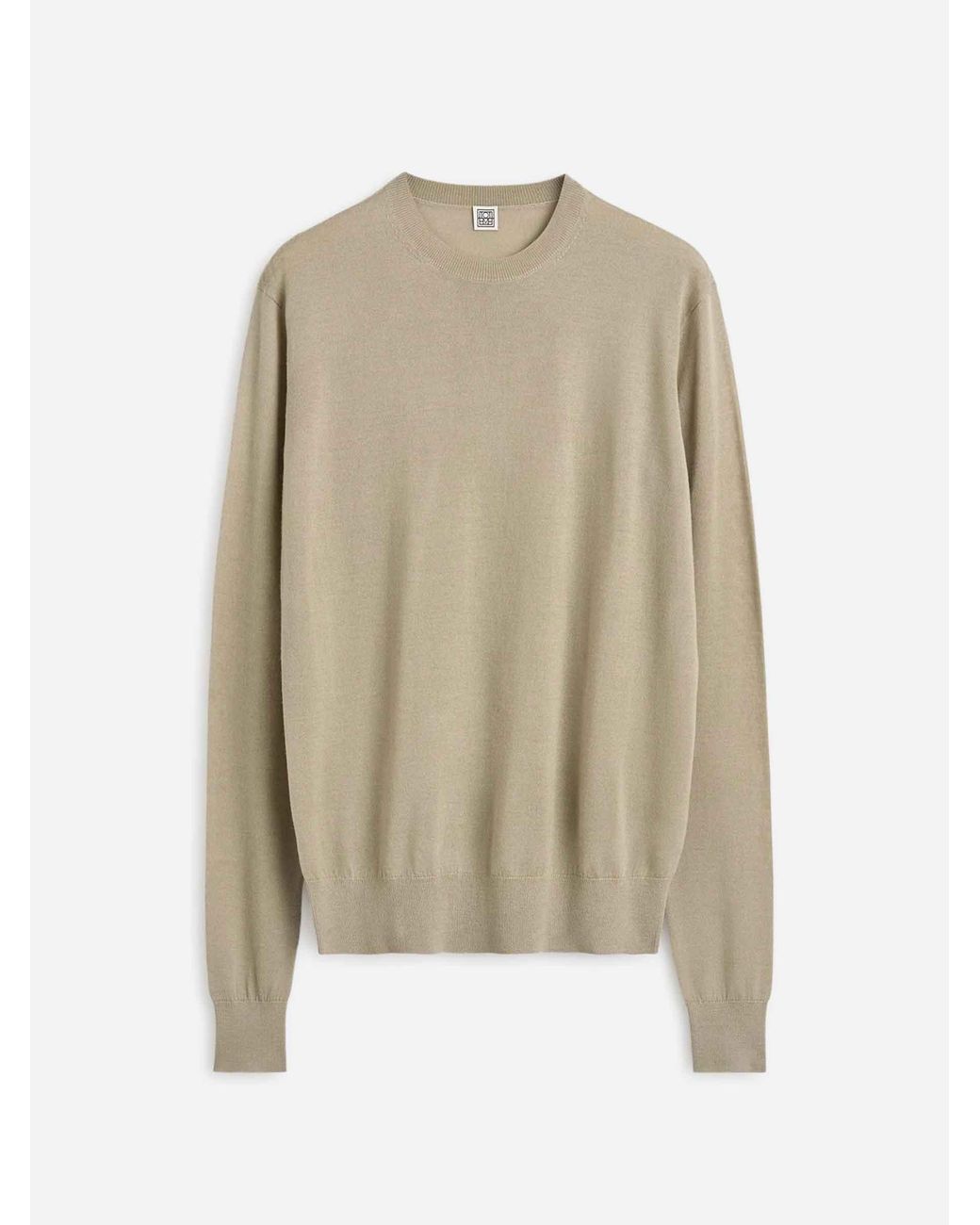 Totême Natural Crew Neck Sweater