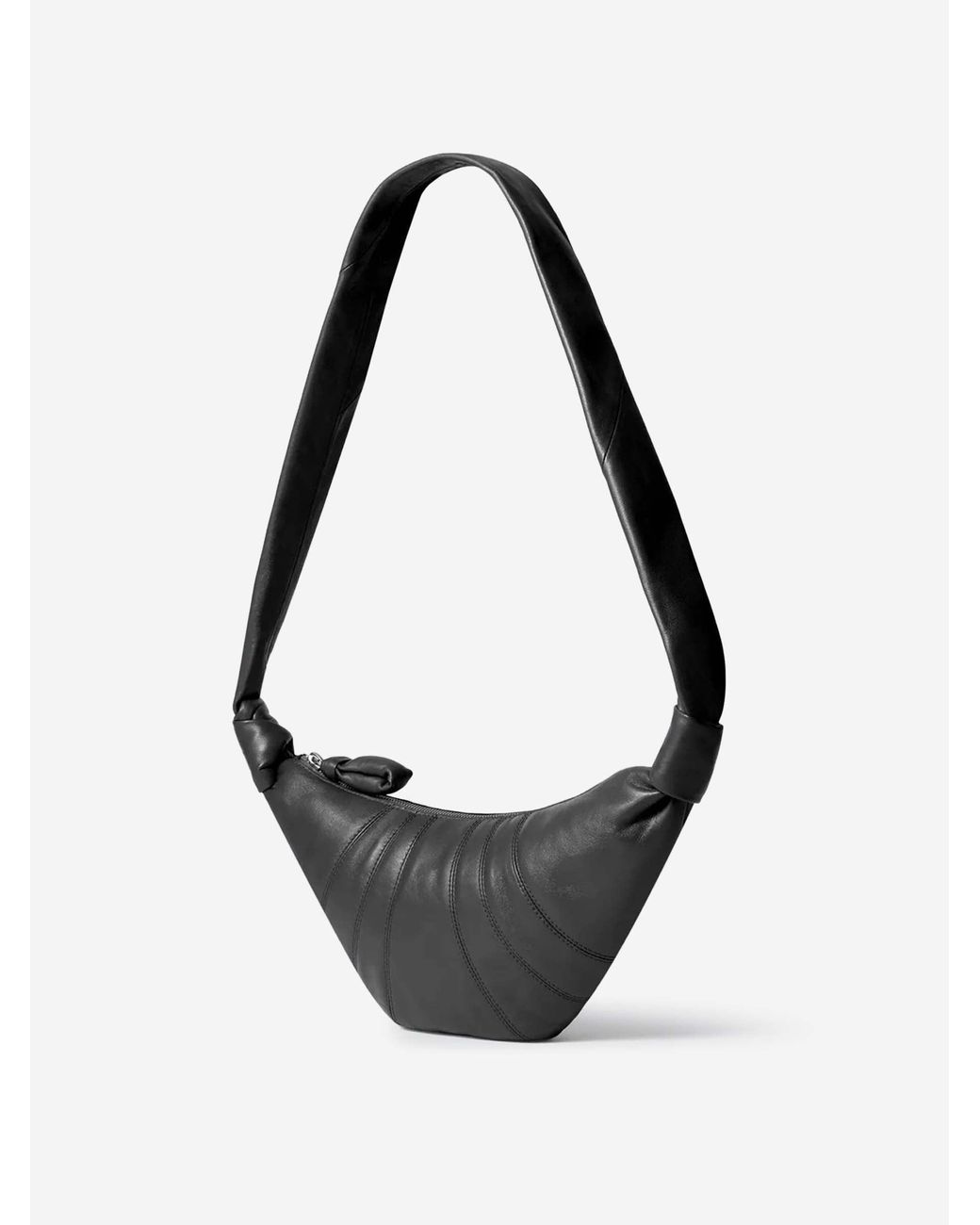 Lemaire Black Small Croissant Bag