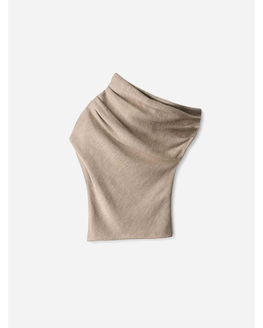Staud Natural Mabel Asymmetrical Top