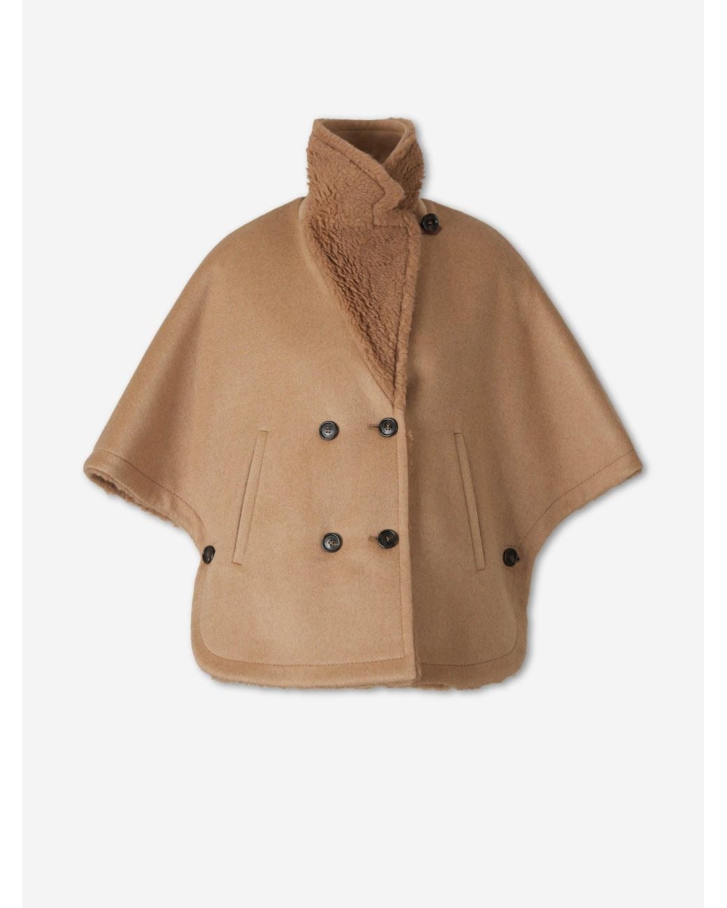 Max Mara Natural Reversible Cape