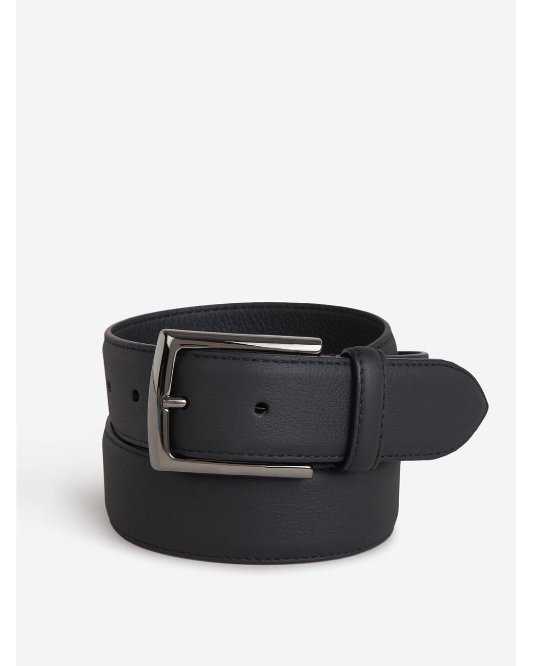 Santa Eulalia Black Taurillons Belt for men