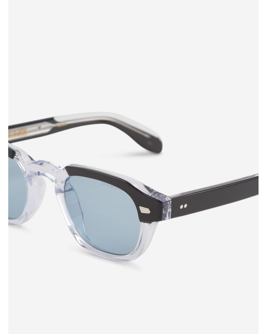 Cutler & Gross Blue 1420 Round Sunglasses for men