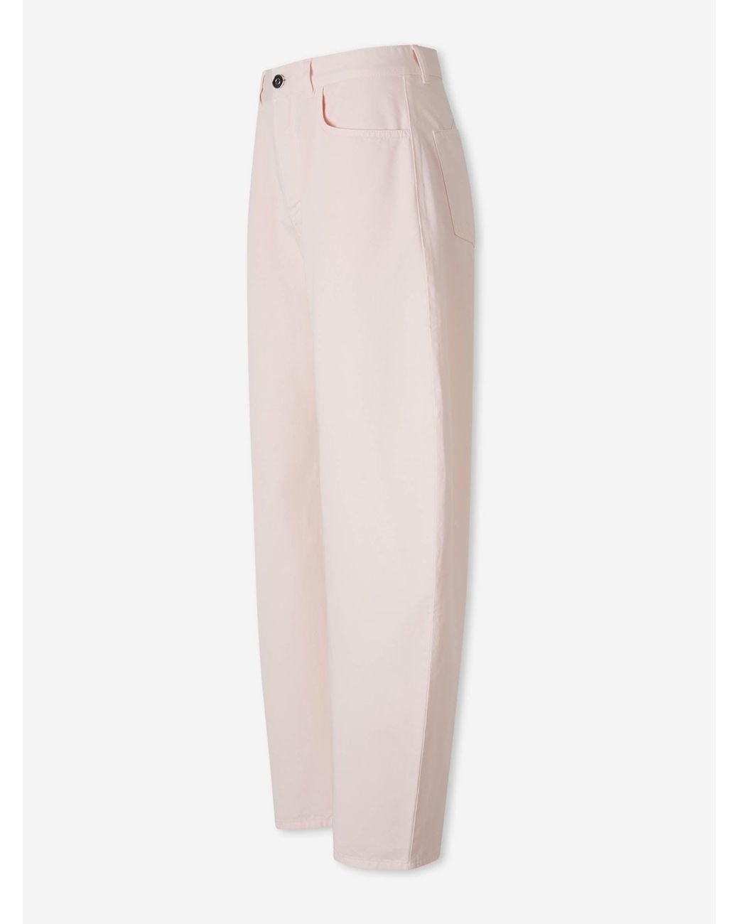 Alaïa Pink Balloon Wide Leg Jeans