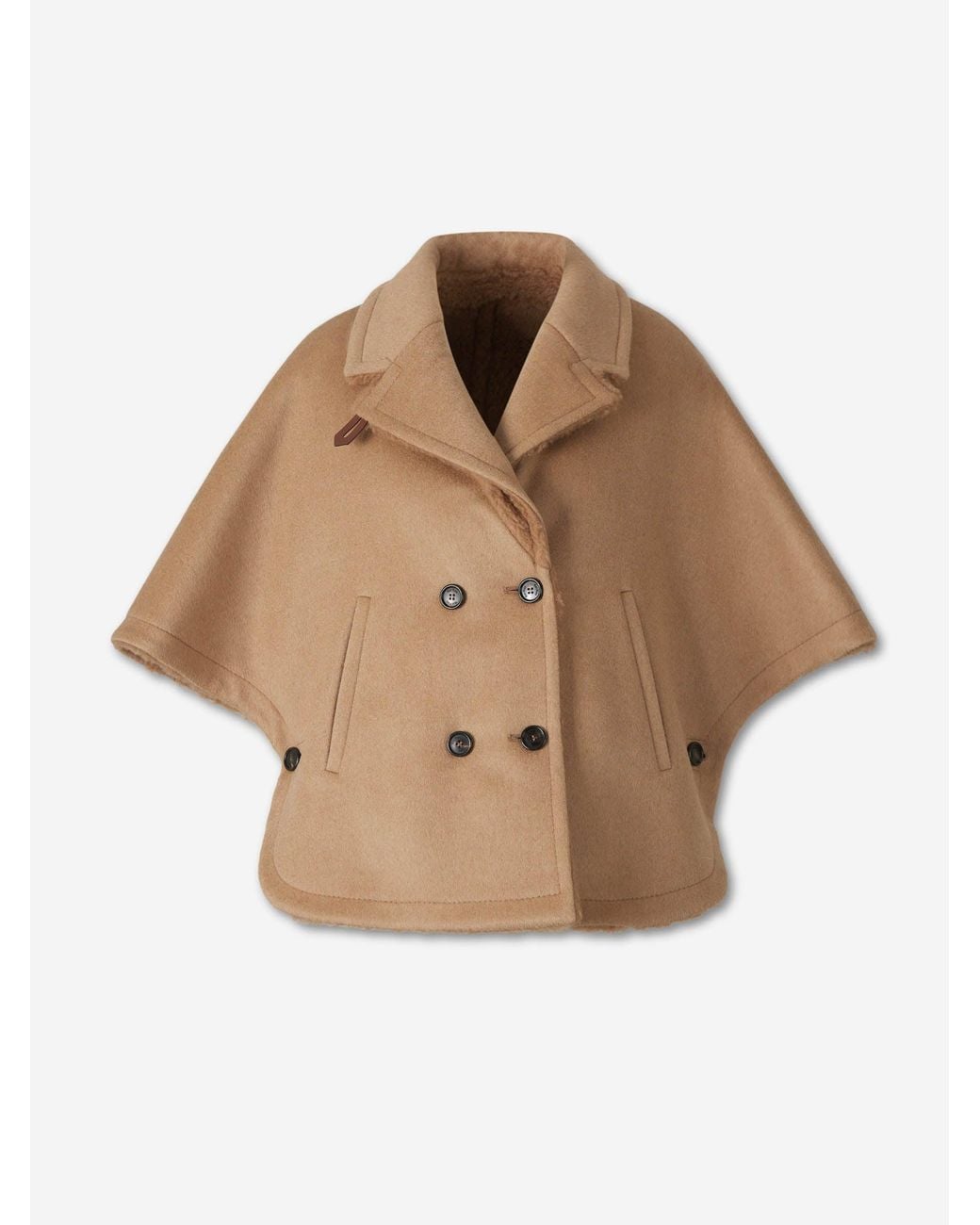 Max Mara Natural Reversible Cape