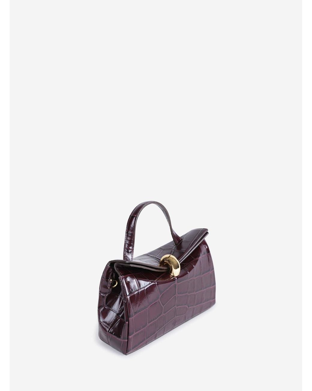 Jacquemus Purple Le Small Valérie Crocodile Bag