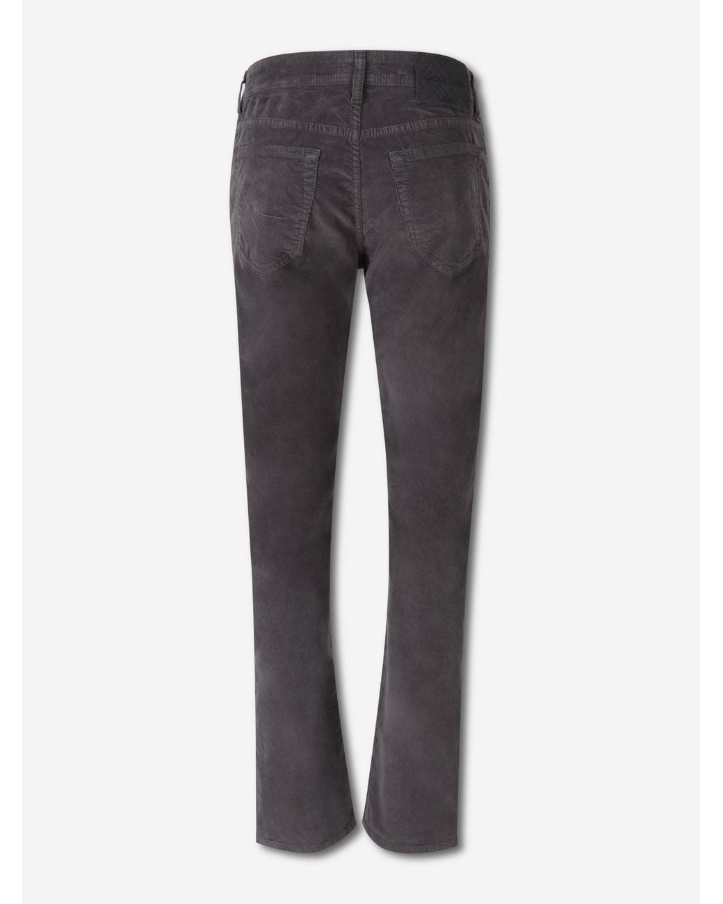 Jacob Cohen Gray Slim Corduroy Pants for men