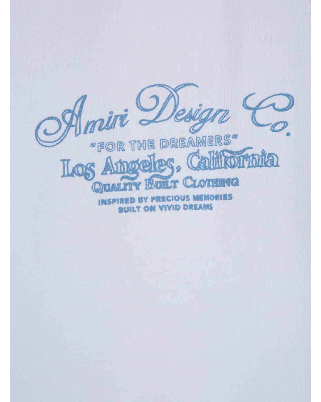 Amiri White Short Sleeve T-Shirt for men