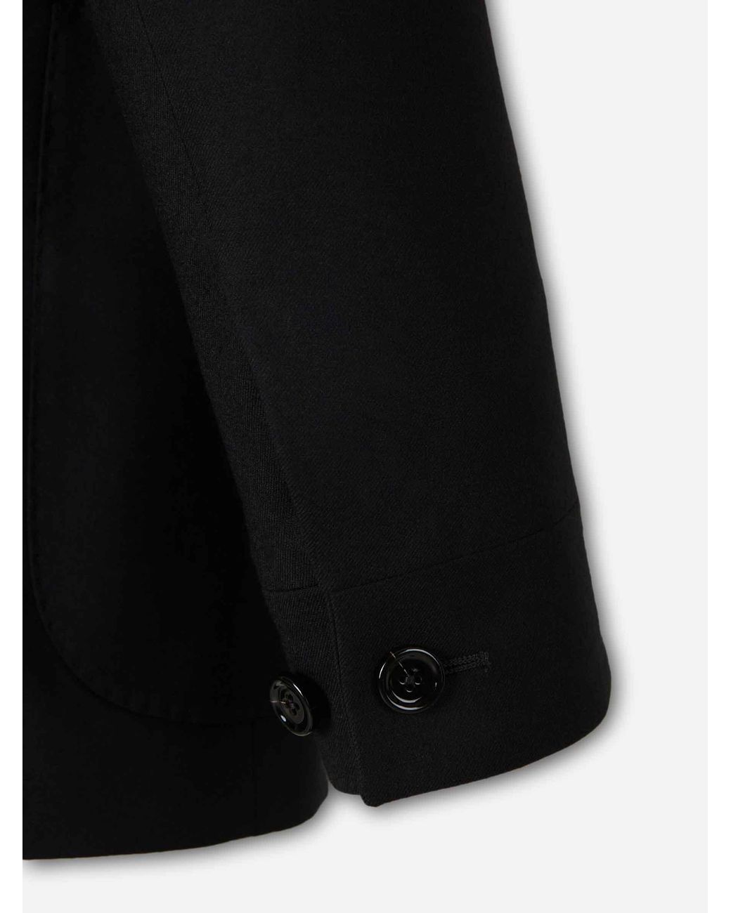 Lardini Black Mandarin Collar Suit for men