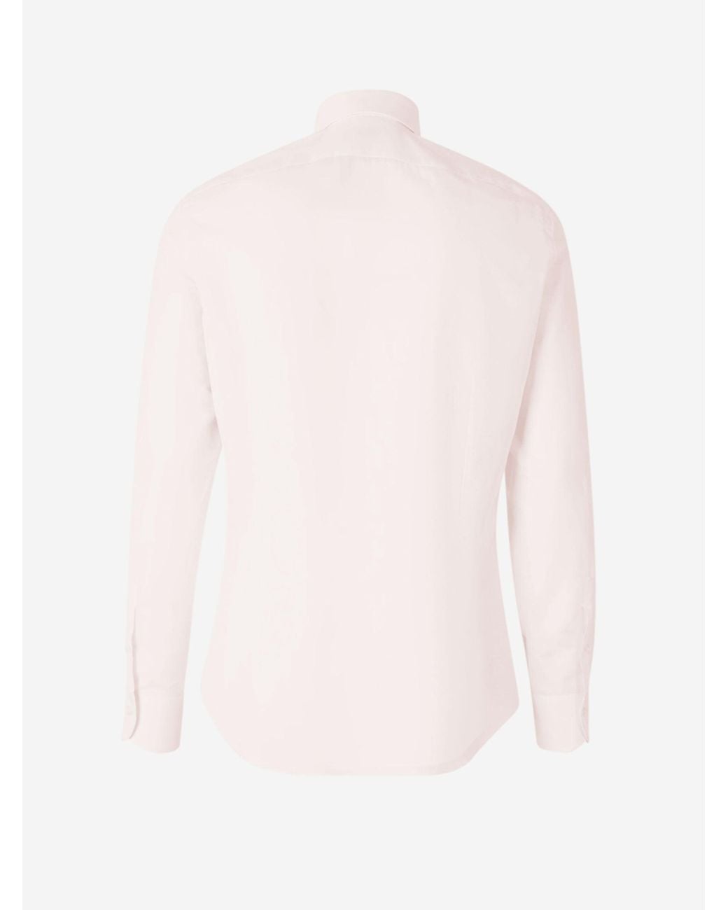 Santa Eulalia Pink Plain Blend Shirt for men