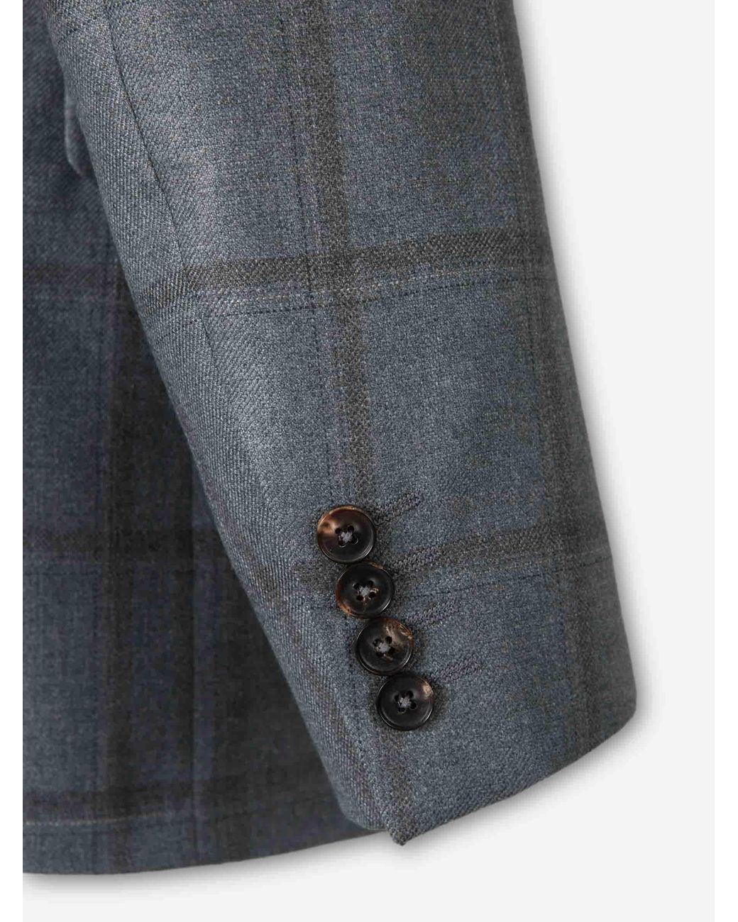 Blazer Dritto di Canali in Gray da Uomo