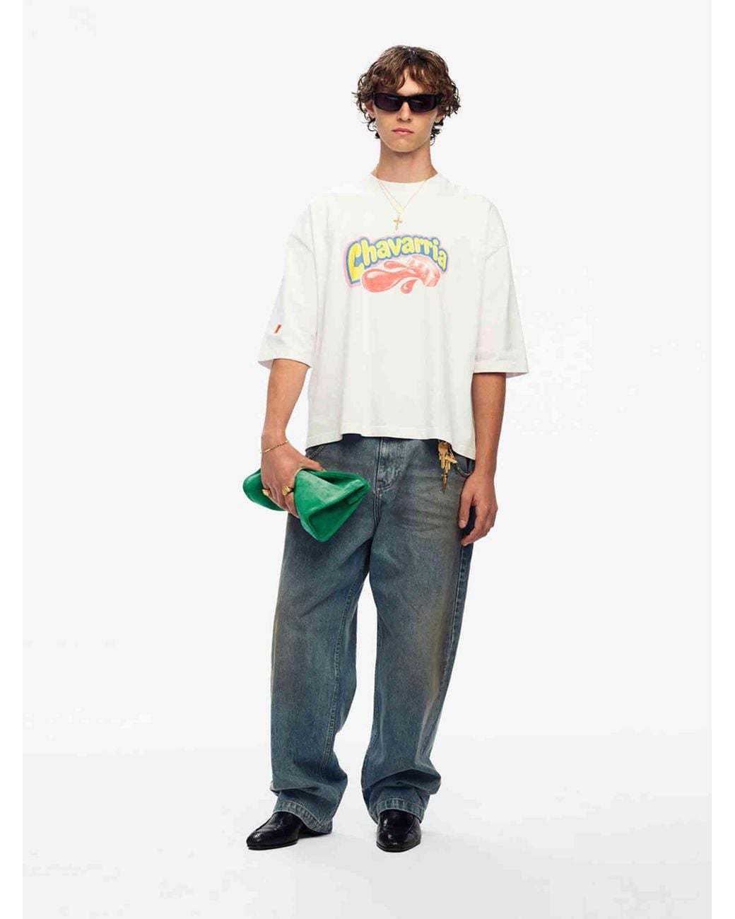 Willy Chavarria White Os Chavaloo T-Shirt for men