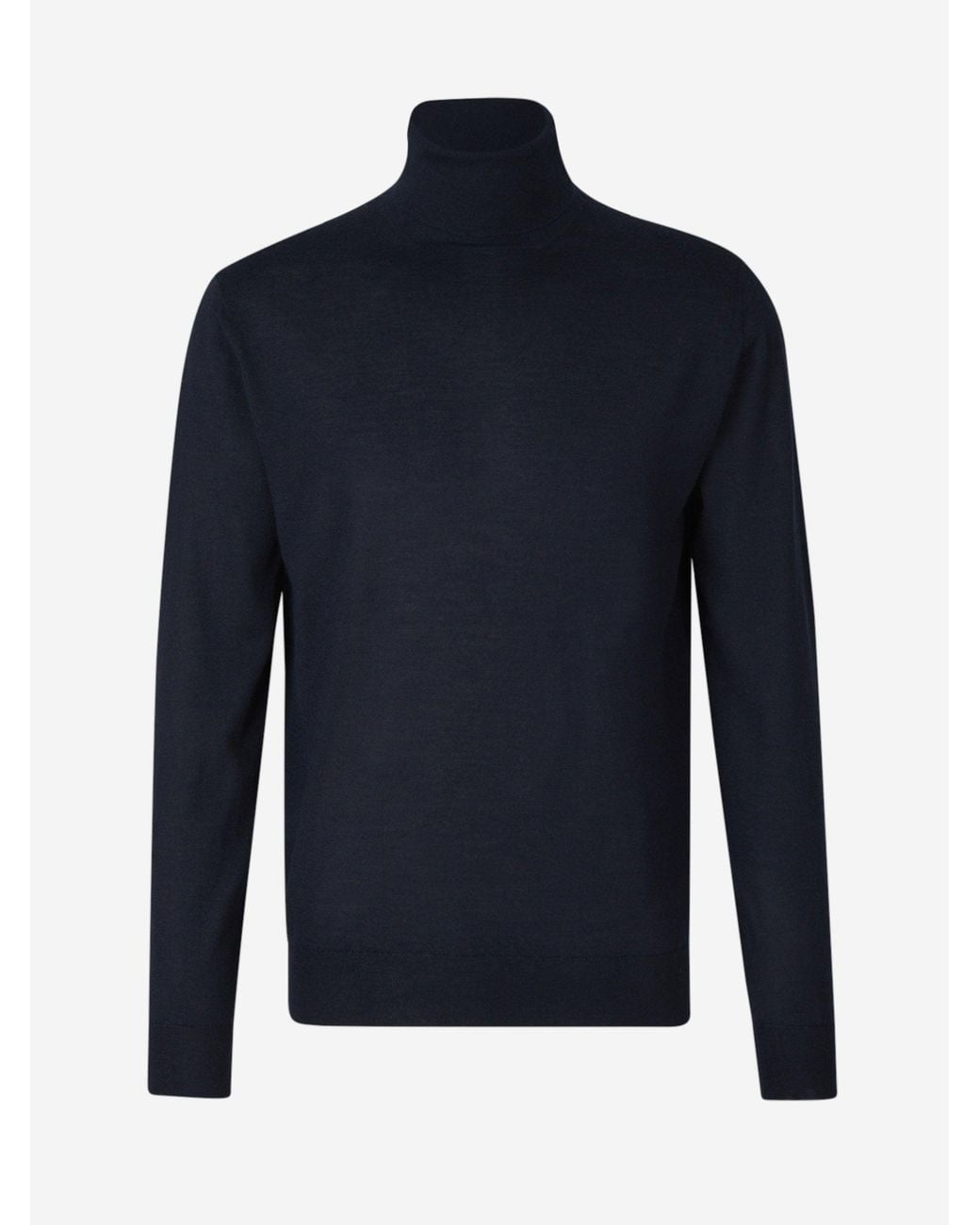 Santa Eulalia Blue High Neck Sweater for men