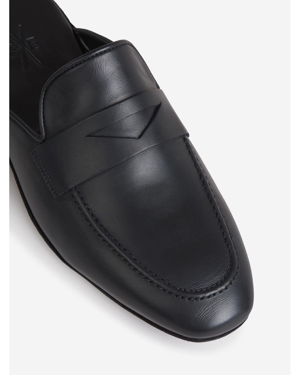 Santa Eulalia White Leather Slippers for men