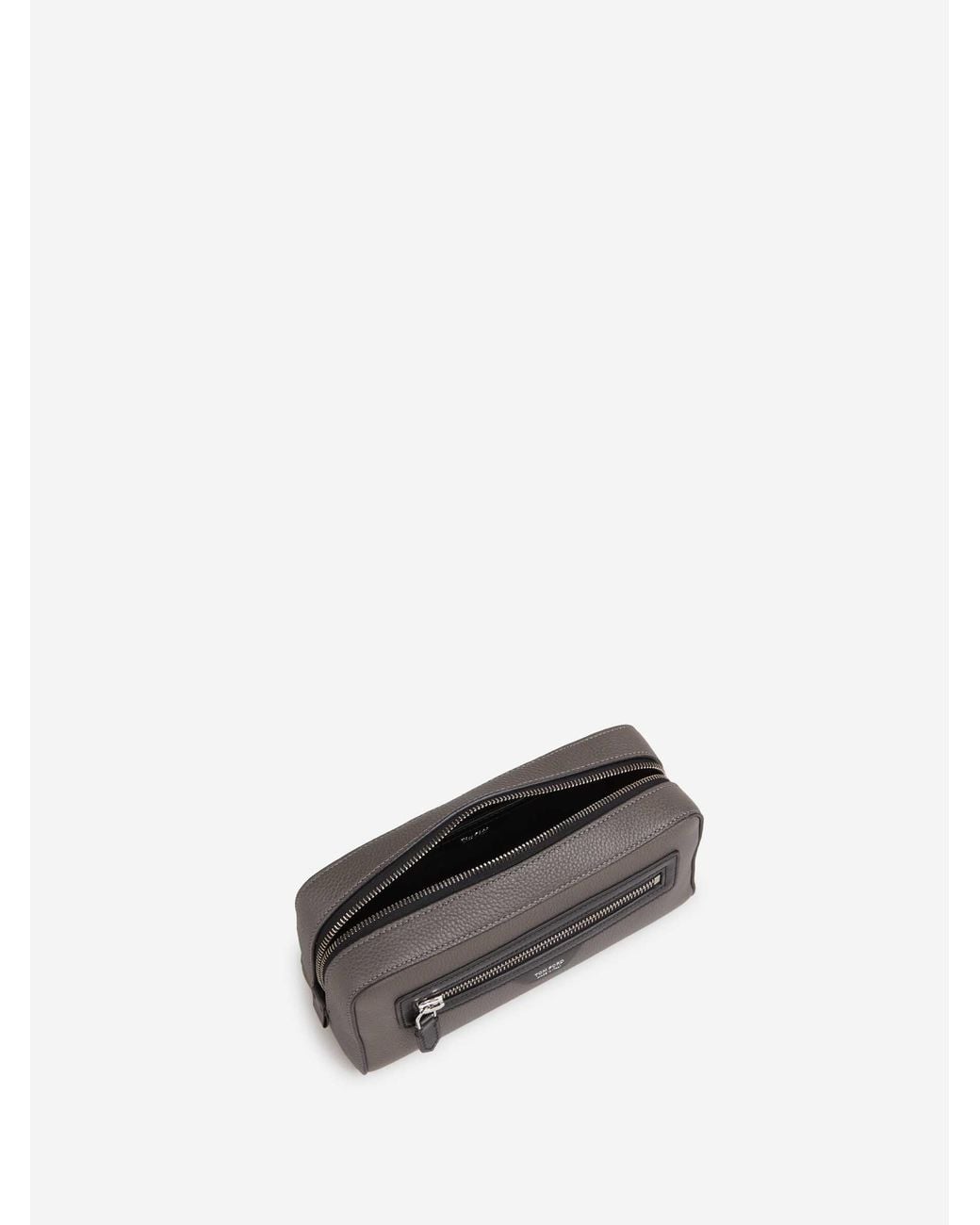 Tom Ford White Leather Toiletry Bag for men