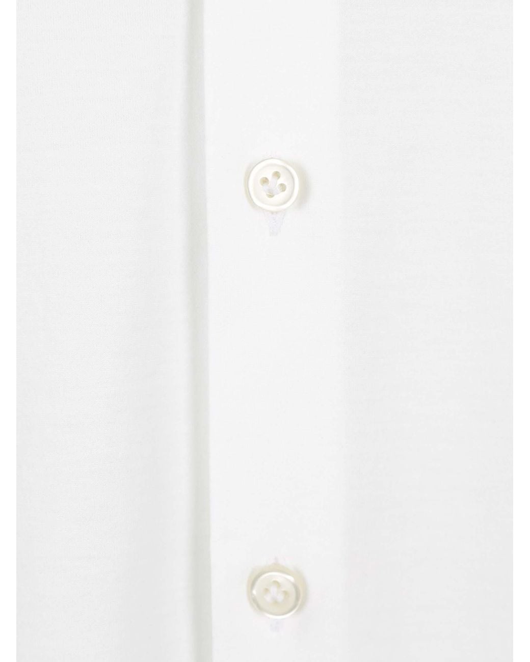 Santa Eulalia White Cotton Dress Shirt for men