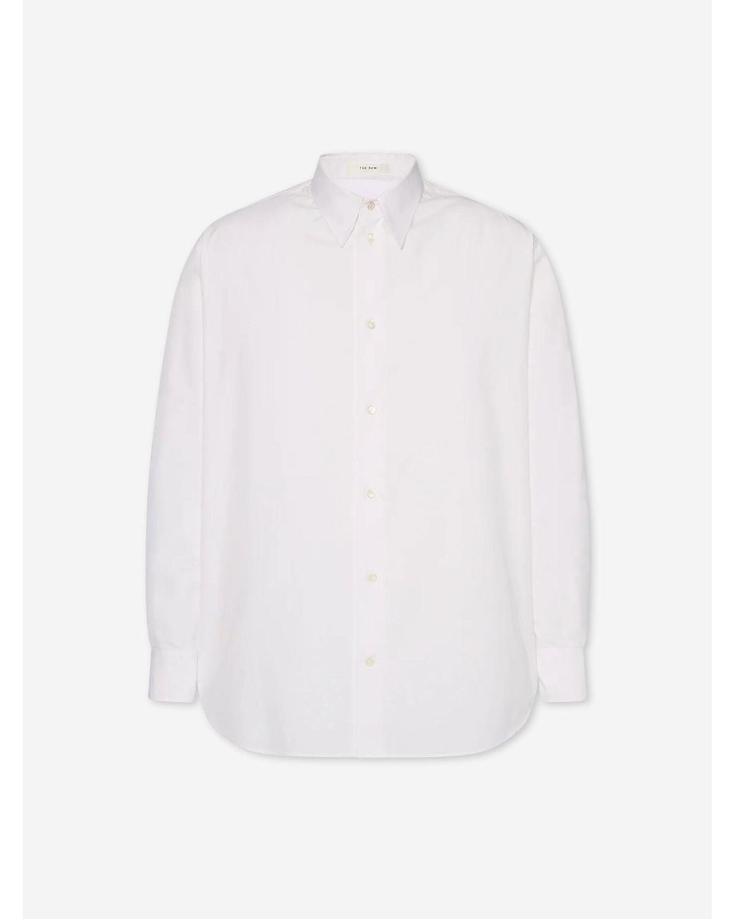The Row White Tomek Plain Shirt for men