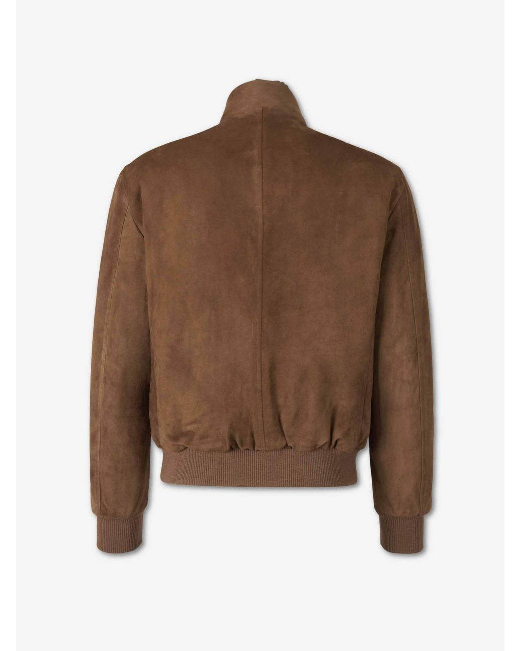 Santa Eulalia Brown Casual Leather Jacket for men