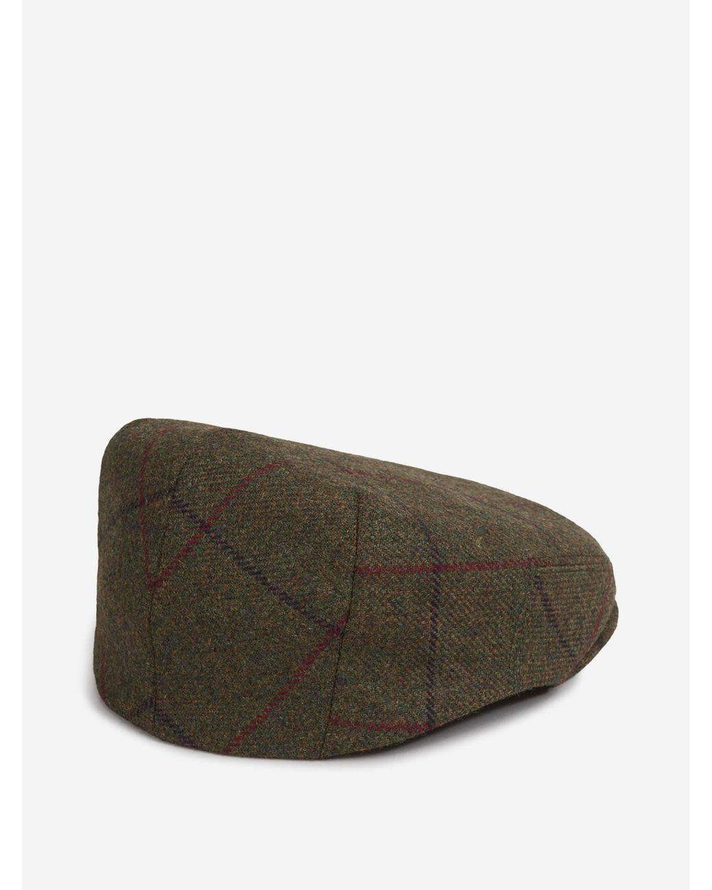 Lock & Hatters Green Tweed Plaid Beret for men