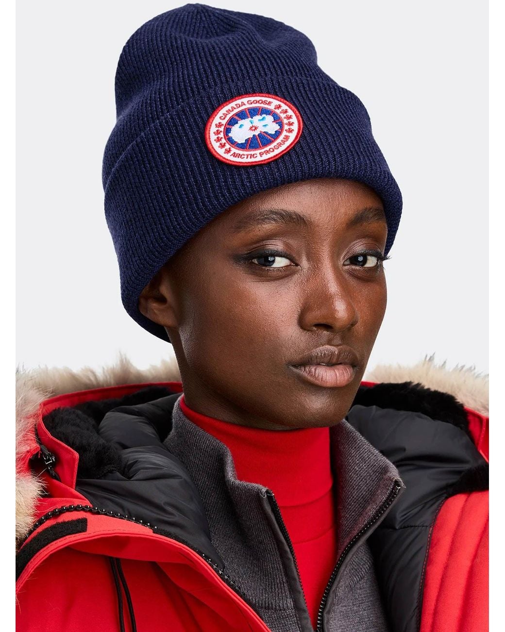 Canada Goose Blue Arctic Wool Hat for men