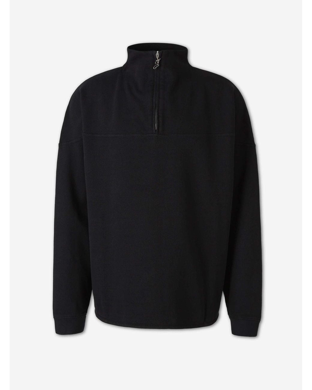 Jacquemus Black Rond Carré Zip-Up Sweatshirt for men