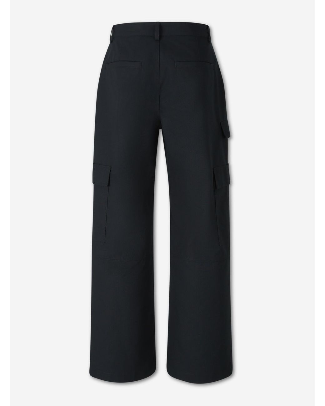 Balenciaga Blue Wide Leg Pants Cargo for men