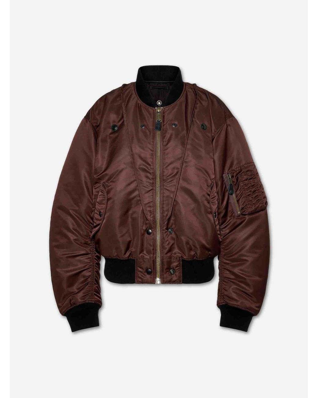 Maison Margiela Brown Reversible Bomber Jacket