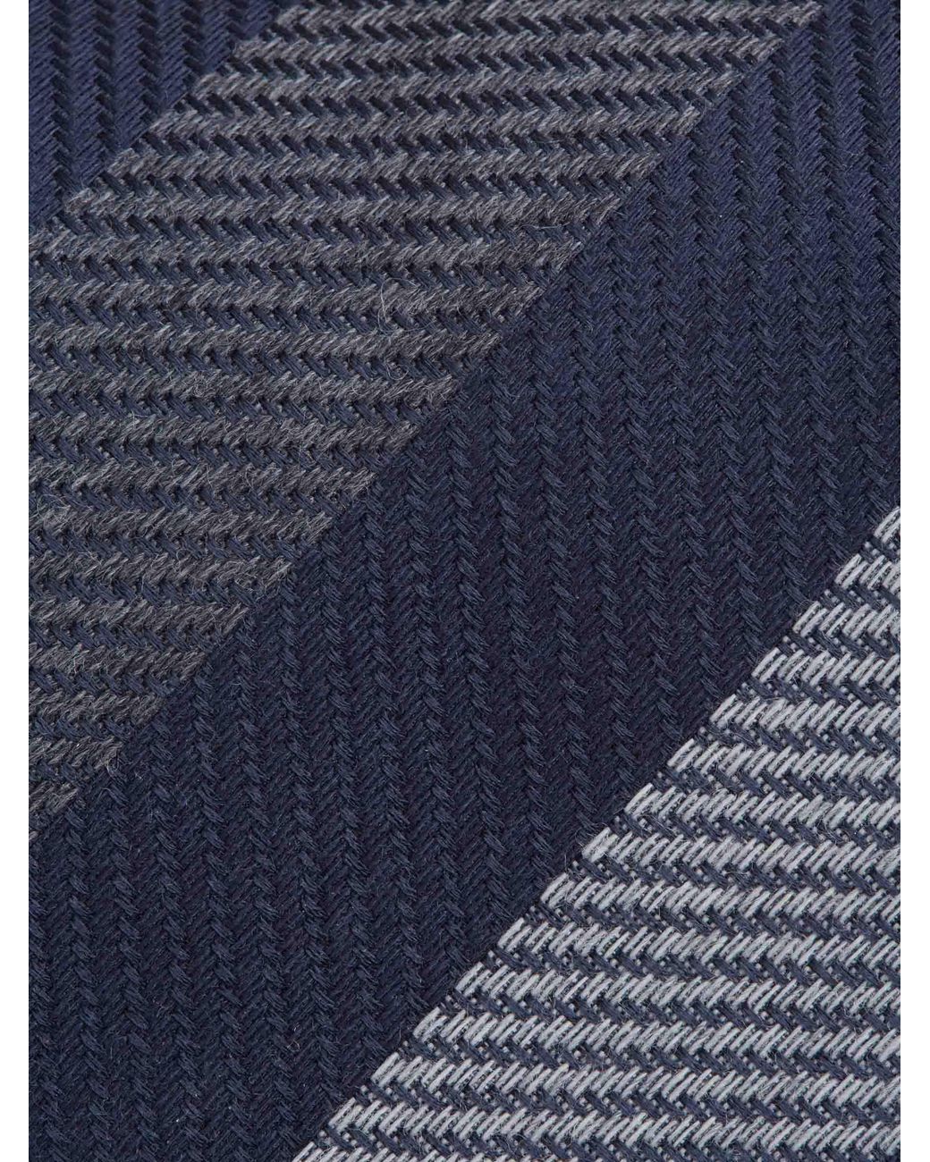 Brioni Blue Wool And Silk Tie for men