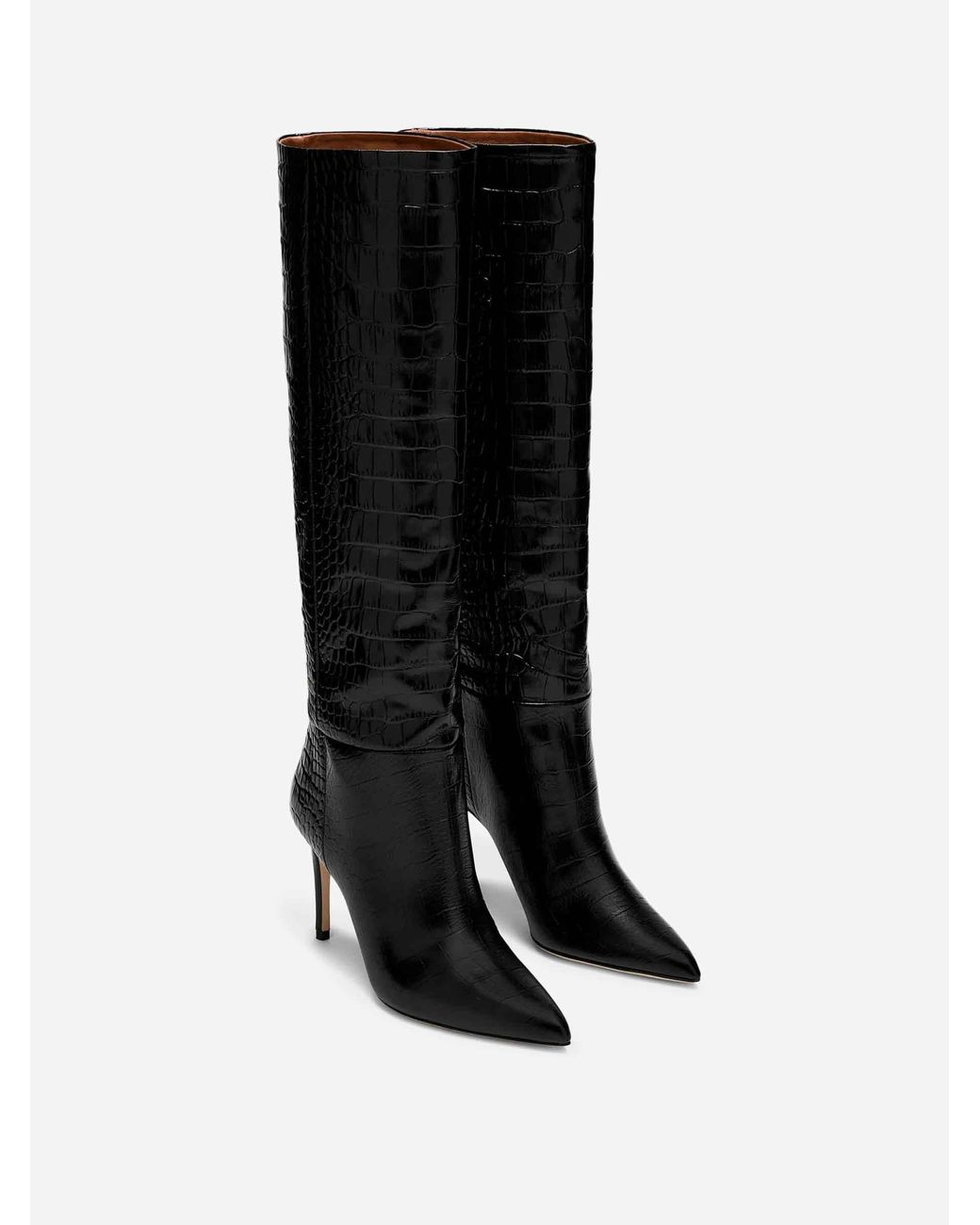 Paris Texas Black Stiletto Boots 85